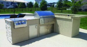 outdoor kitchen system